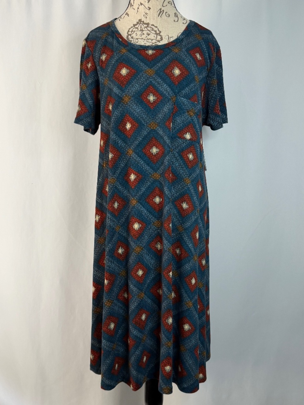 LuLaRoe Carly in Earth Tones, X-Large, NWT